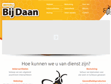 Tablet Screenshot of bijdaan.nl